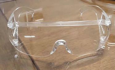 开放式医用隔离眼罩实物照片