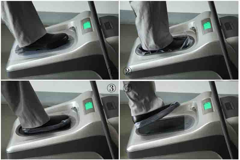 武汉华大医学检验所购买坤昱智能鞋覆膜机来满足实验室较高清洁的要求